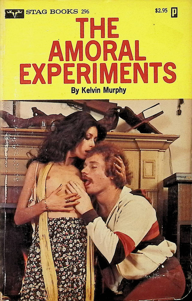 The Amoral Experiments by Kelvin Murphy 1979 STG-296 Stag Books Adult Erotic Paperback Novel-060324AMP