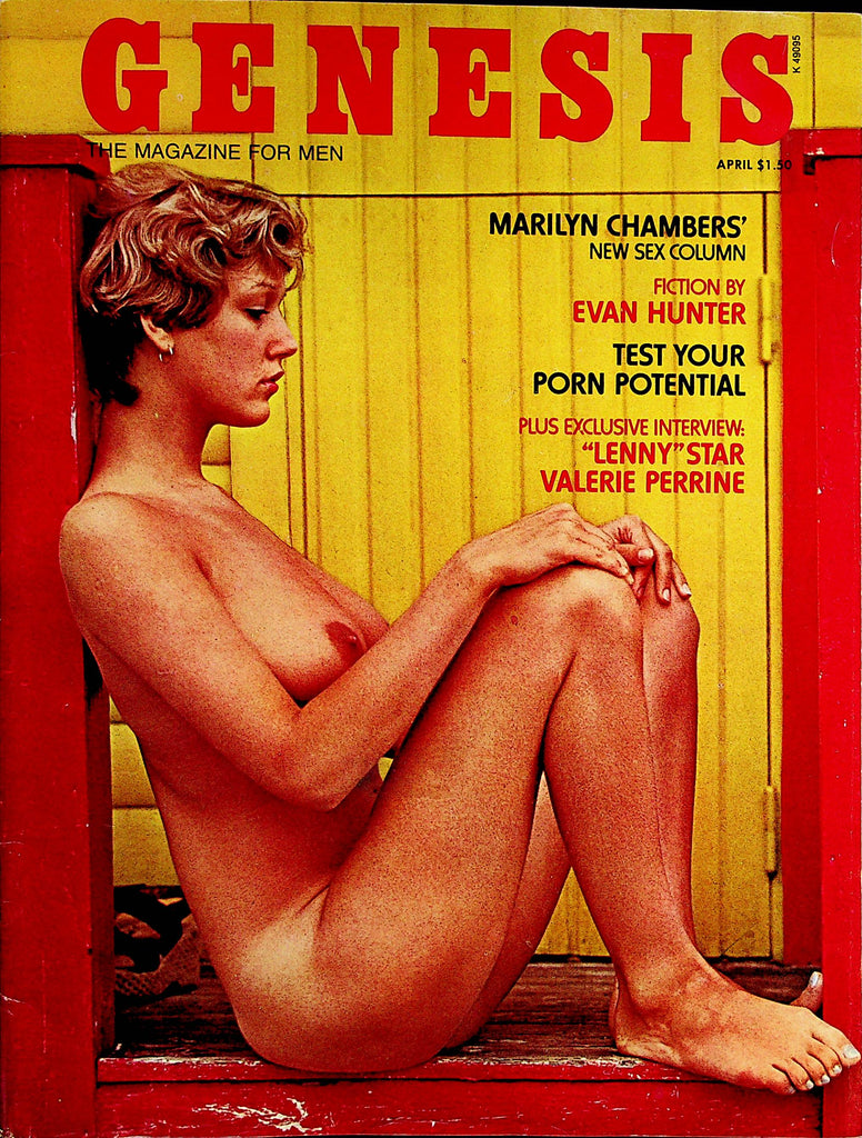 Genesis Magazine  Marilyn Chambers' New Sex Column / Valerie Perrine  April 1975      062823lm-p