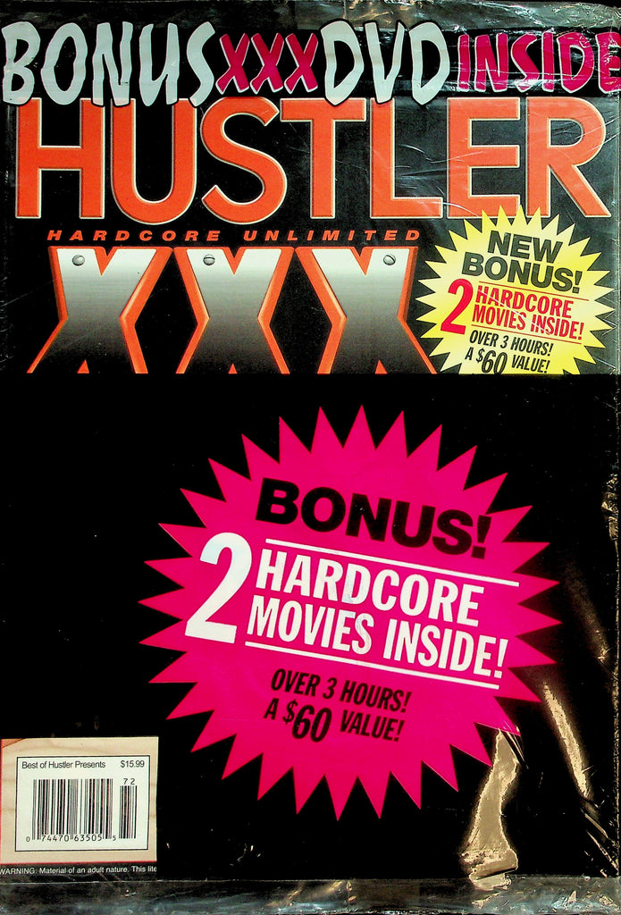 Hustler  XXX Magazine  #85   w/DVD   New/Sealed  042726lmp
