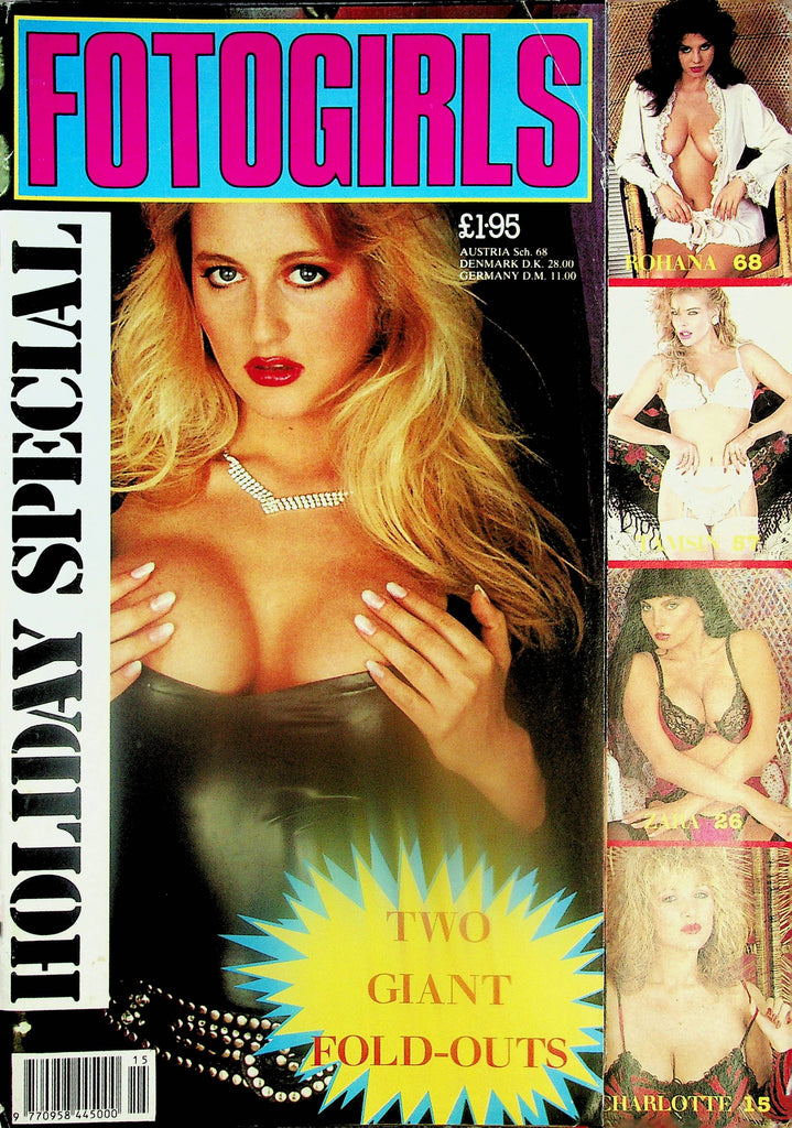 Fotogirls Magazine  Holiday Special - Covergirl Siobhan  w/Giant Foldouts!  1991      062125lm-p
