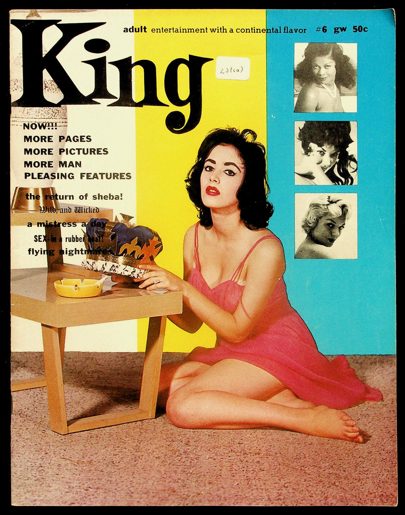 King Adult Magazine No. 6 1950s-1960s A Mistress A Day Feature 081726hrp-33