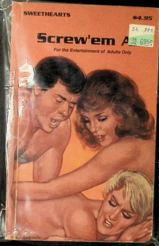 Screw'Em All Sweethearts SH-130 1993 Star Distributors Adult Novel-042424AMP