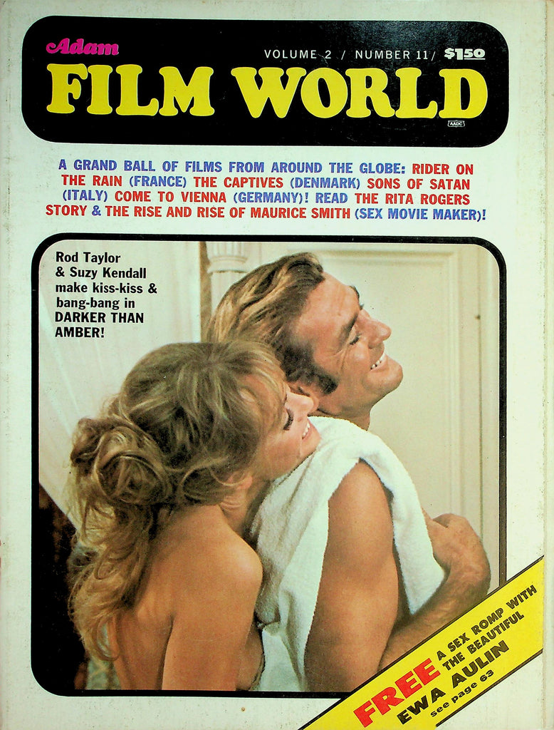 Adam Film World Magazine   Cover: Darker Than Amber! vol.2 #11  January 1971   040226lmp