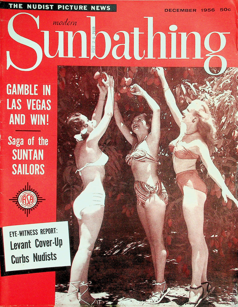 Modern Sunbathing Nudist Magazine  Saga Of The Suntan Sailors  December 1956   071426lmp-GSC