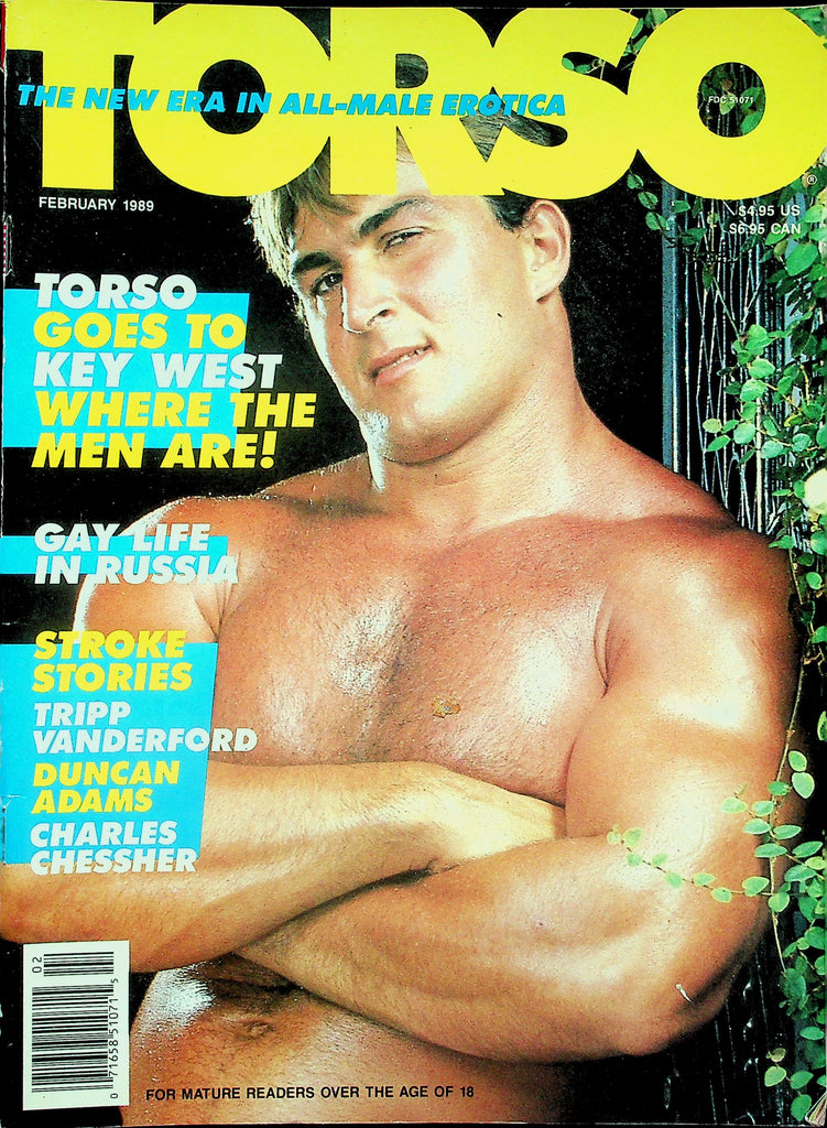 Torso Gay Magazine  Torso Goes To Key West Where The Men Are!  February 1989      122625lmp