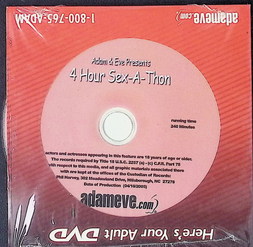 Adam & Eve Presents 4 Hour Sex-A-Thon Adult DVD 022026AKDVD-A7
