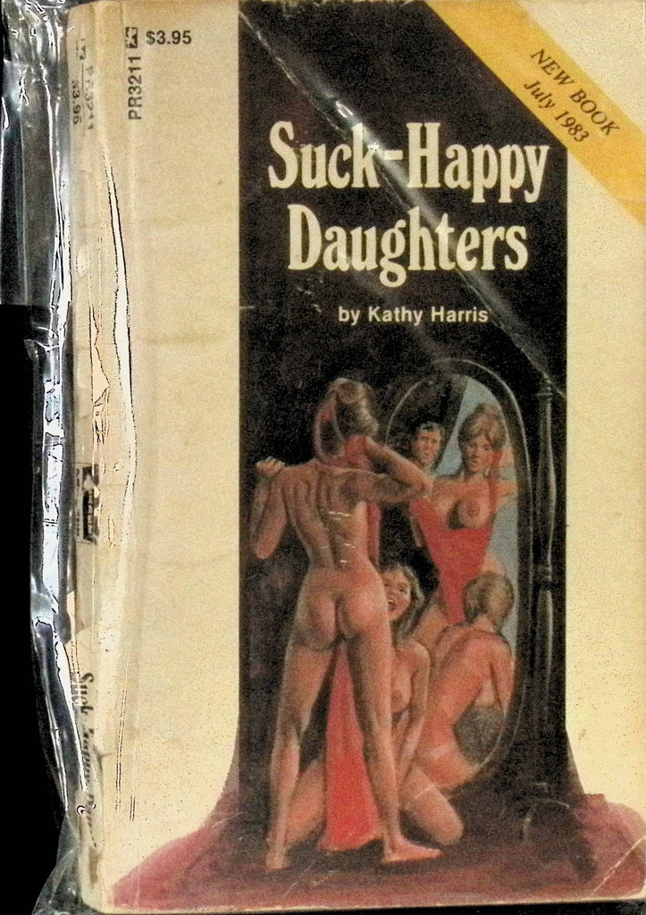 Suck Happy Daughters by Kathy Harris July 1983 Greenleaf Classics 1980s Adult Novel -042224AMP