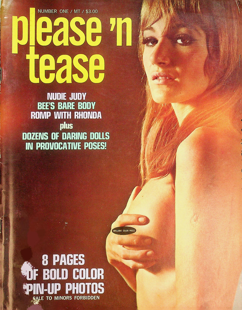 Please 'n Tease Magazine  Nudie Judy / Romp With Rhonda  #1  1969   091626lmp-GSC