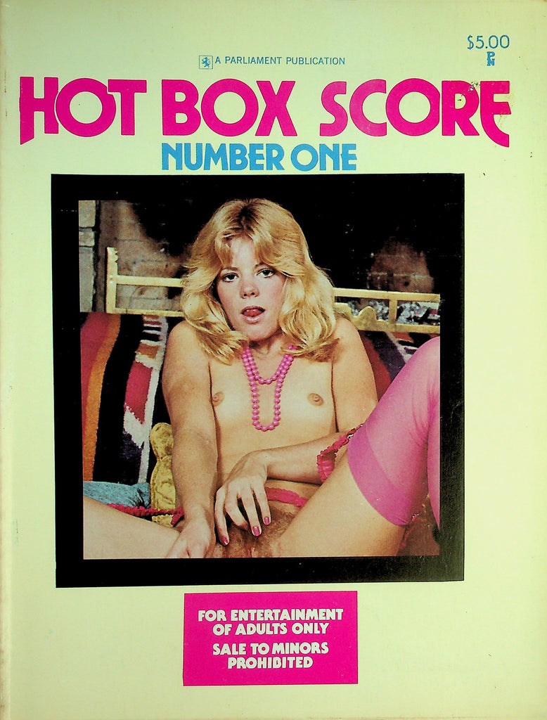 Hot Box Score Magazine  100's Of Sexy Spread Women   #1  1978  Parliament     091526lmp-GSC
