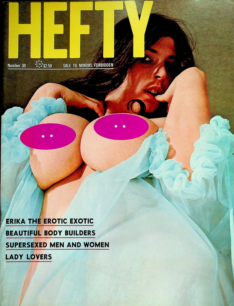 Hefty Busty Magazine  Joyce Gibson Centerfold / Erika The Erotic Exotic / Beautiful Body Builders #30 1969   070226lmp-GSC