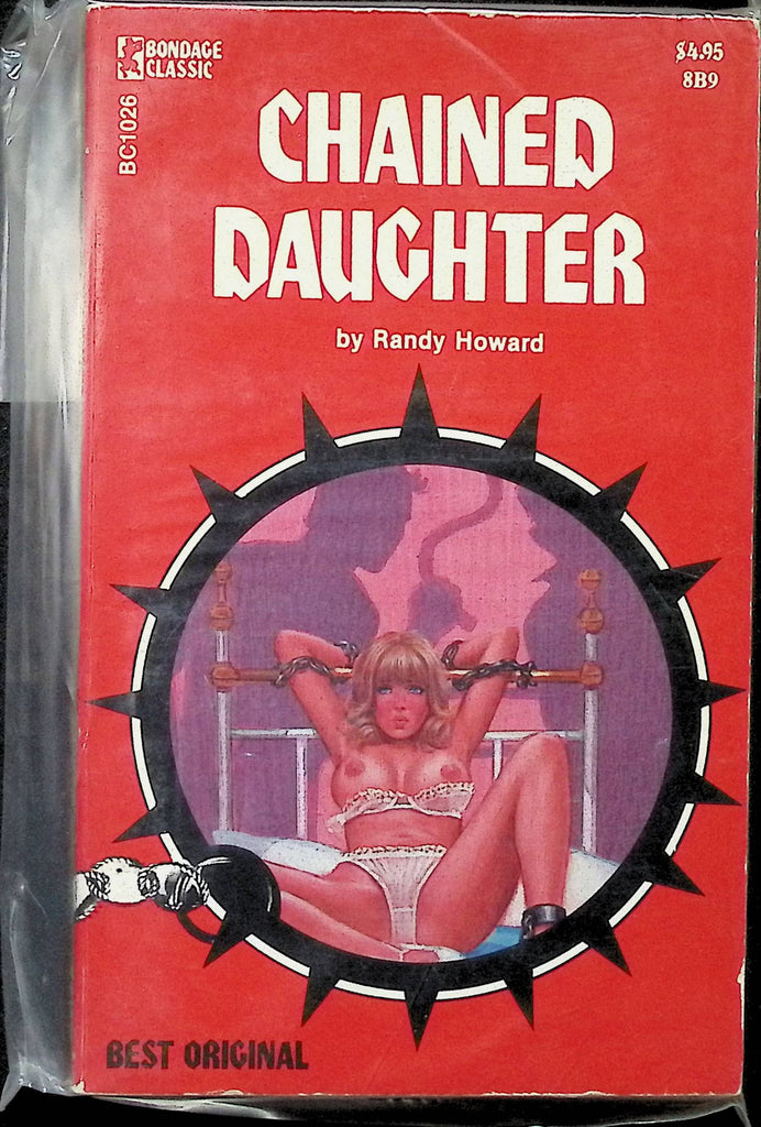 Chained Daughter by Randy Howard BC1026 1970s Best Original Greenleaf Bondage Classic BDSM Bondage Fetish Adult Paperback Novel -110724AMP