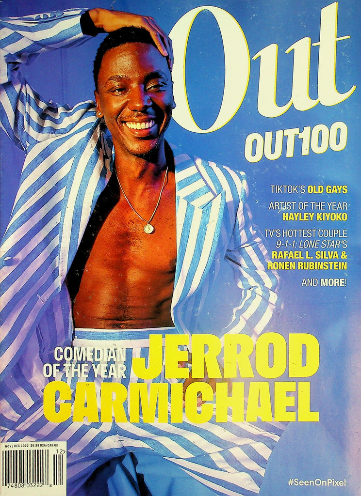 Out 100 Gay & Lesbian Magazine   Comedian Of The Year Jerrod Carmichael  November 2022   032326lmp