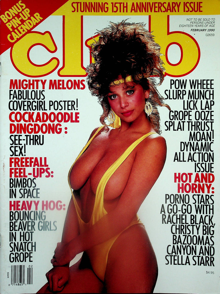 Club Magazine  Covergirl Maria Whittaker / Christy Canyon Spread  February 1990  15th Anniversary   080125lm-p