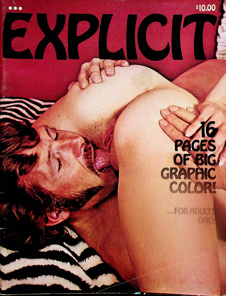 Explicit  Magazine  Swinging And The Sexual Woman  #1  1970's       022124lm-p