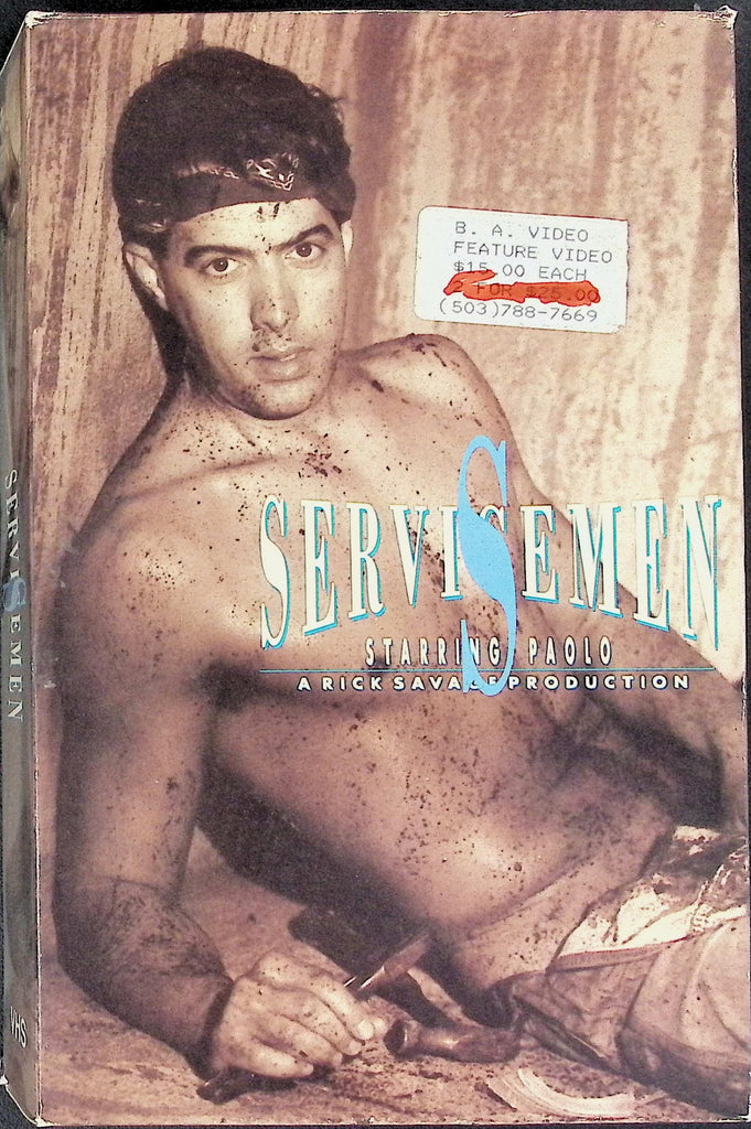ServiSemen Paolo Bobby Blue Steven Prince Gay VHS Steel Creek Studio 041726AKVHS-7