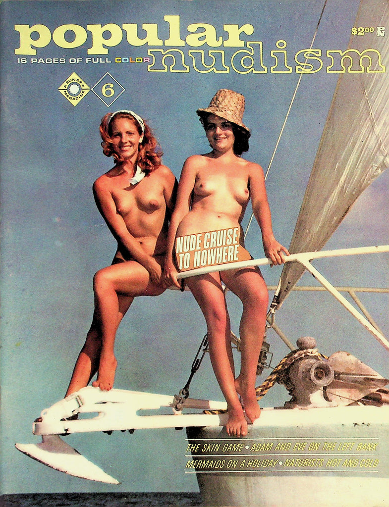 Popular Nudism Magazine  Nude Cruise To Nowhere / Adam And Eve On The Left Bank  #6  1965   102126lmp-GSC