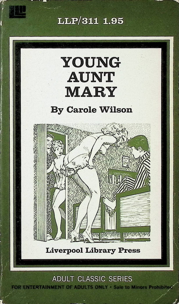 18+ Young Aunt Mary by Carole Wilson LLP311 1973 Illustrated Liverpool Library Press Adult Paperback Novel-091124AMP