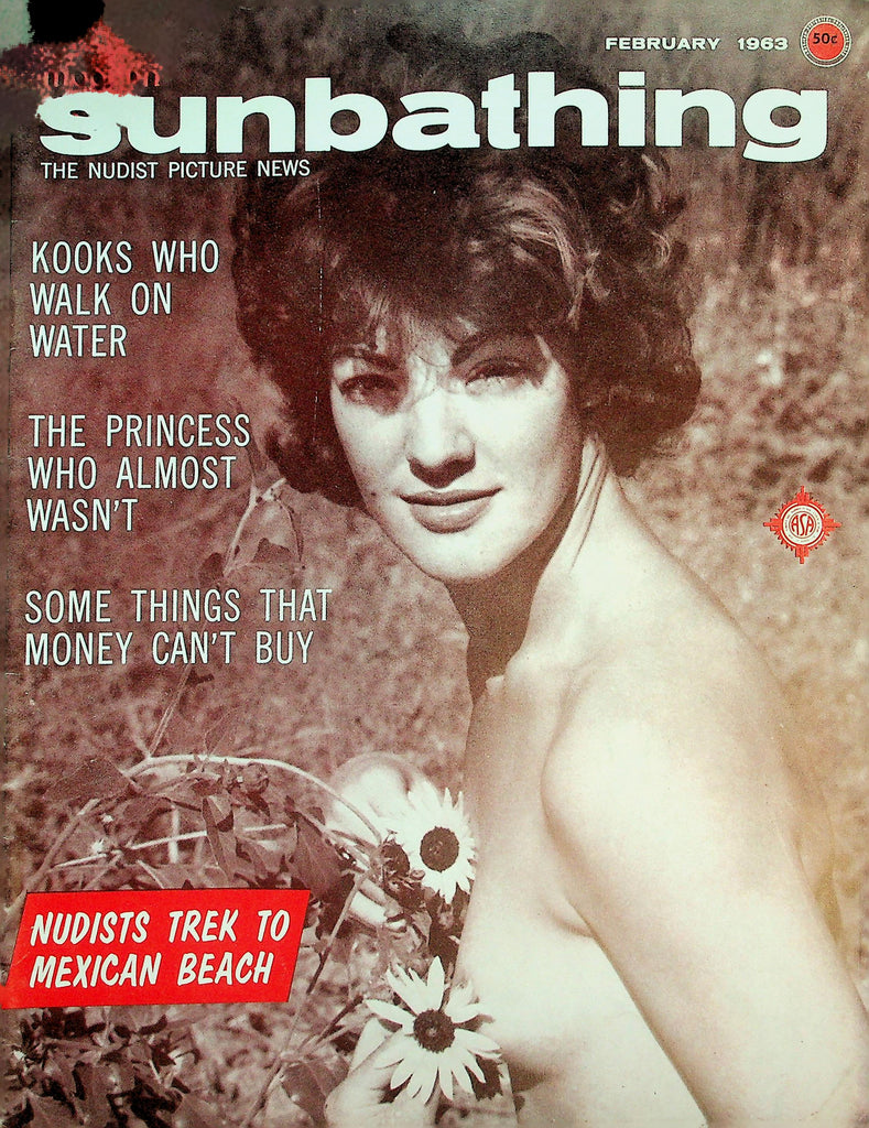 Modern Sunbathing Nudist Magazine  Nudists Trek To Mexican Beach  February 1963       072426lmp-GSC