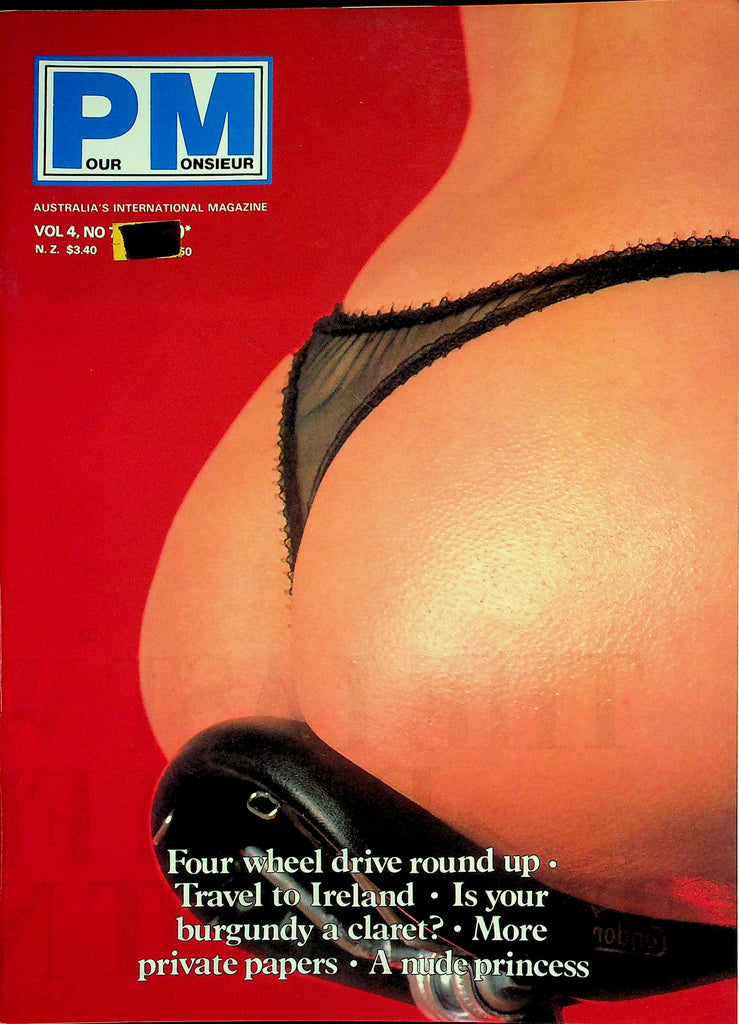 Pour Monsieur Australia's International Magazine  Alicia  vol.4 #7  1982  012326lmp