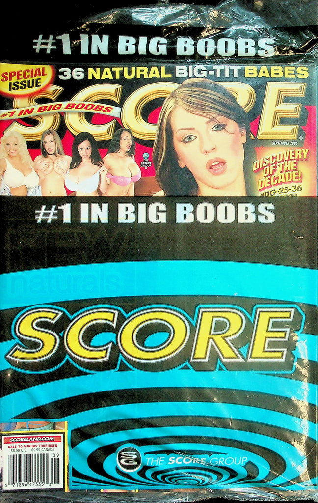 Score Busty Magazine  Covergirl Merilyn  September 2005  New/Sealed   032126lmp