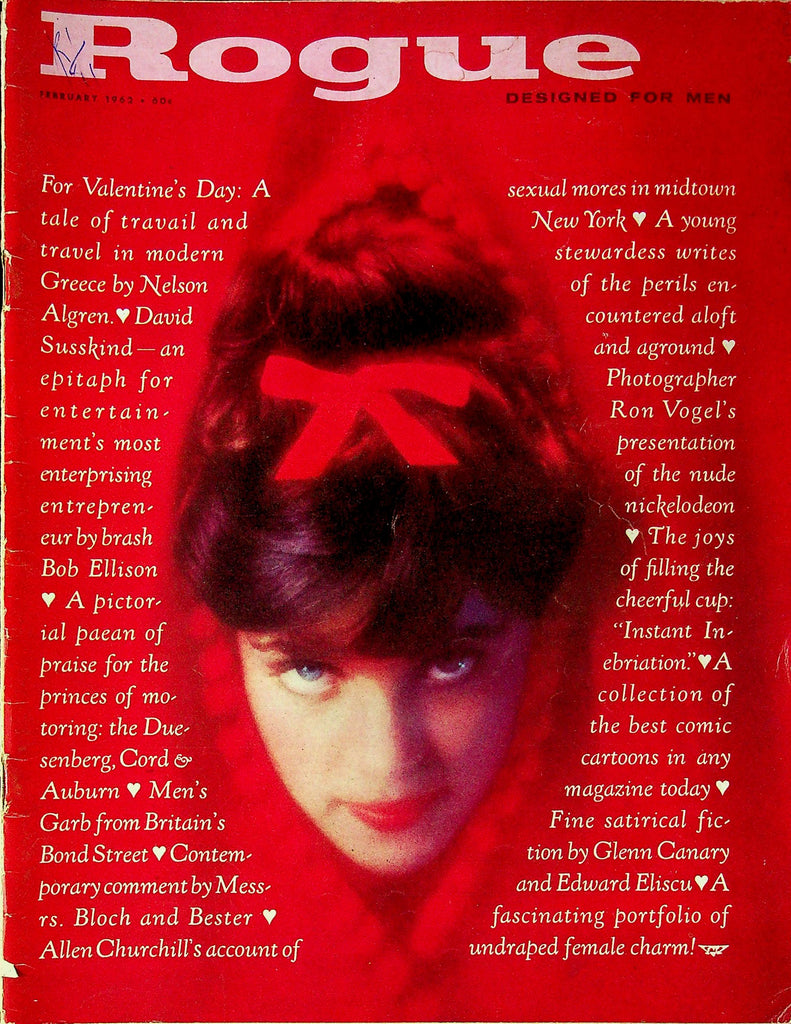 Rogue Magazine Valentine's Day Ft. David Susskind & Bob Ellison February 1962 101525RP-