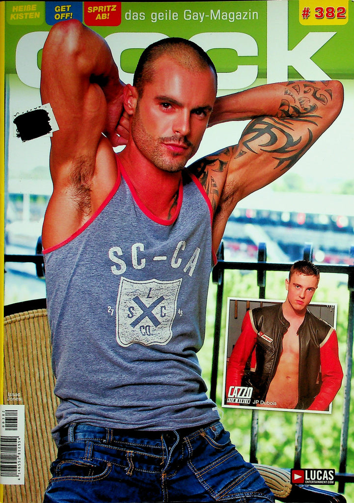 Cock Gay German/English Magazine   Cover Guy Issac Jones  #382  1990's   041826lmp