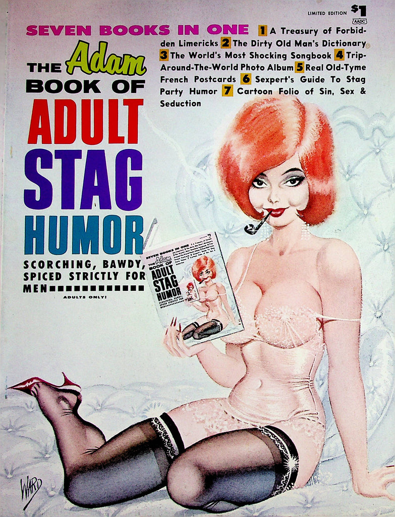 The Adam Book Of Adult Stag Humor Vintage Magazine  1960's    042923lm-p2