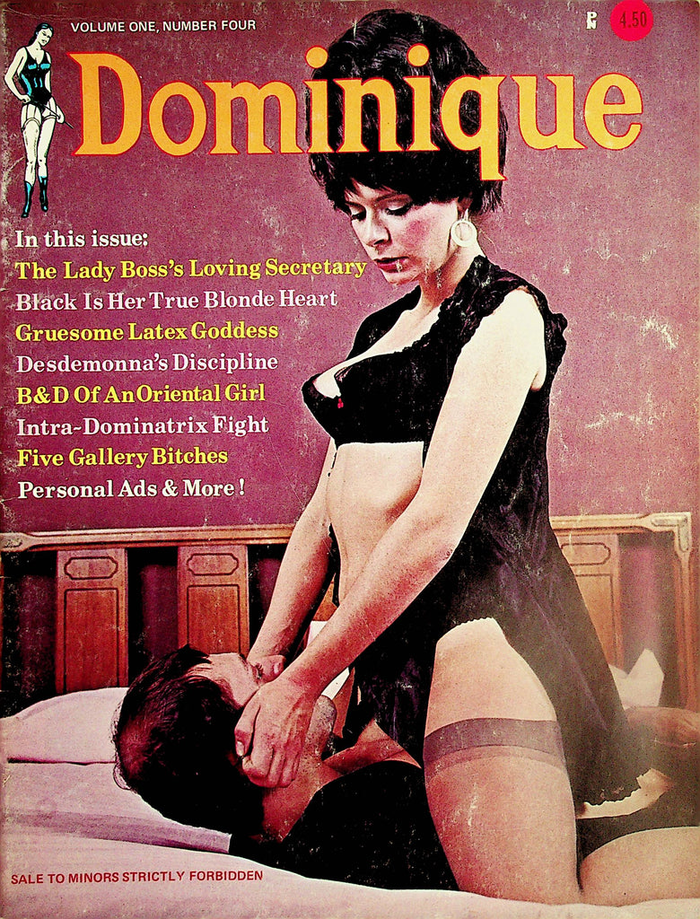 Dominique Fetish Magazine  Desdemonna's Discipline  vol.1 #4 1974 by HOM   021424lm-p
