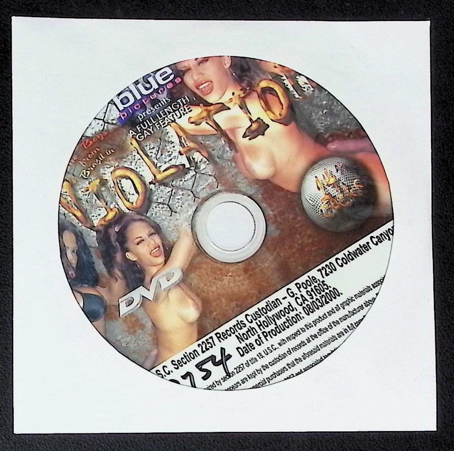 She-Boys from Brazil in Violation - Case/Cover Art Not Included - Gay/Lesbian DVD Blue Pictures 081925AKDVD-A