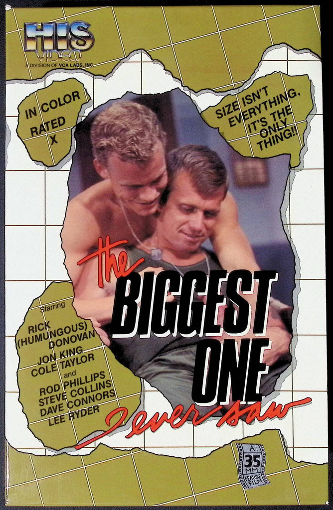 The Biggest One I Ever Saw Giant Films Gay VHS 1984 101024JKVHS
