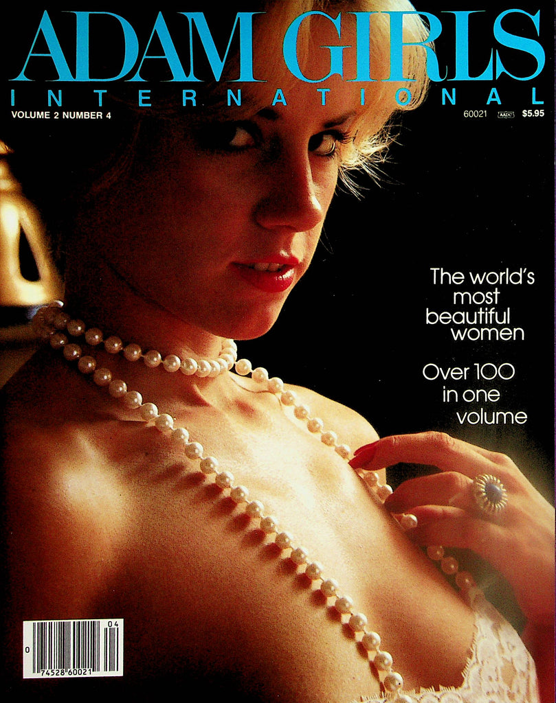 Adam Girls International Magazine Over 100 World's Most Beautiful Women  vol.2 #4  1989   112924lm-p