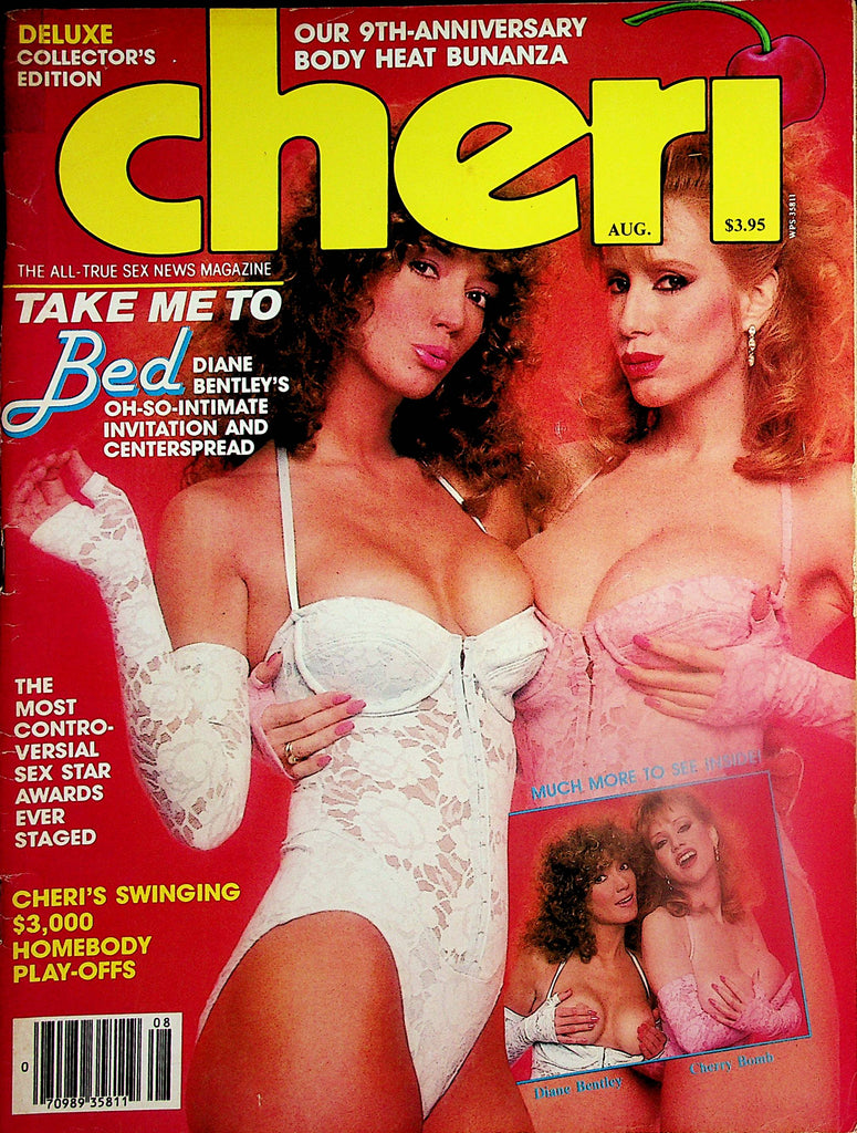 Cheri Magazine   Cherry Bomb & Diane Bentley  August 1985  113024lm-p