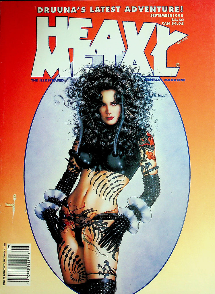 Heavy Metal Magazine   Druuna's Latest Adventure!   Julie Strain    September 1995       020426lmp