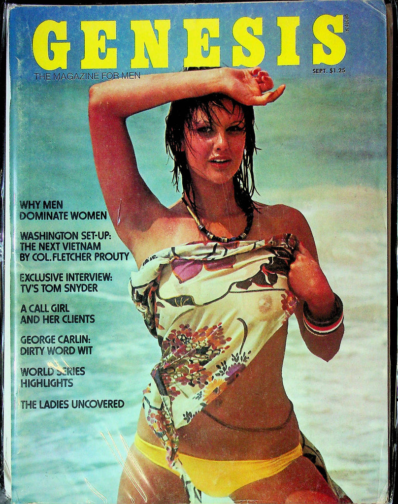 Genesis Men's Magazine Tom Snyder September 1974 062524RP