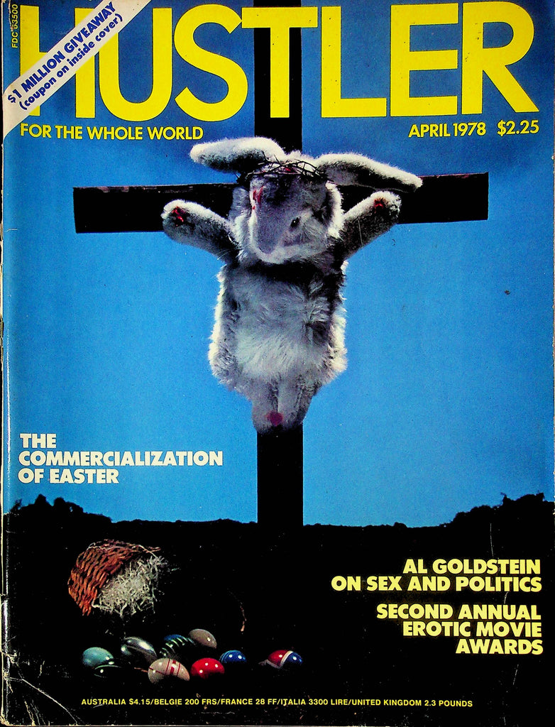 Hustler Magazine Al Goldstein & Commercialization Of Easter April 1978 032824RP