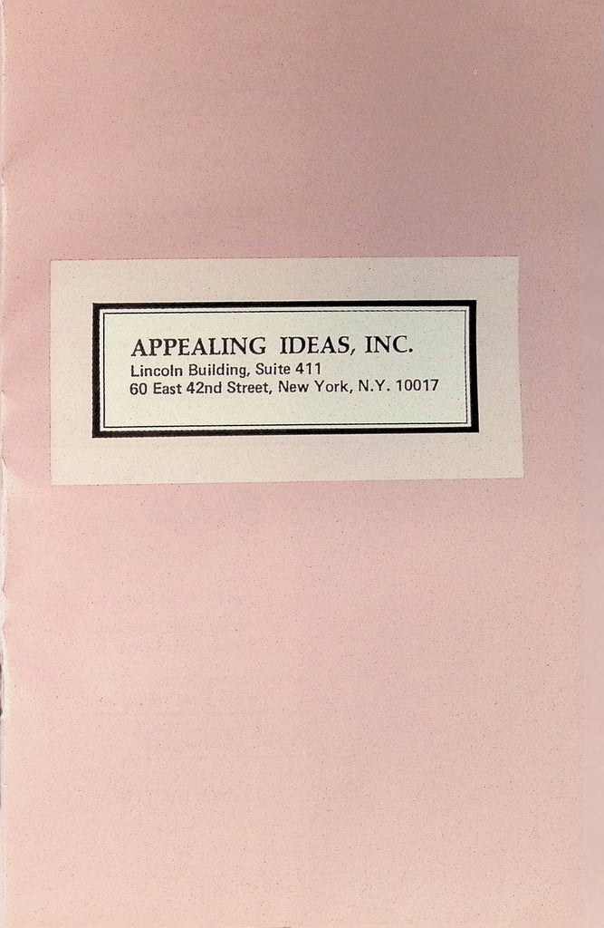 Appealing Ideas Pink Cover Digest Sized Latex Fetish Mail in Catalog with pictures 1970s/80s 102325AMP