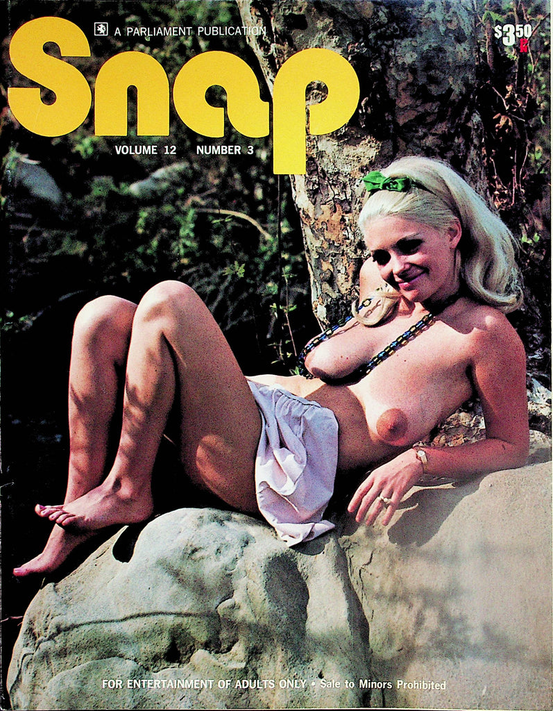 Snap Magazine   100's Of Asses And Pussy Spread   vol.12 #3  1974  Parliament Publication    041124lm-p