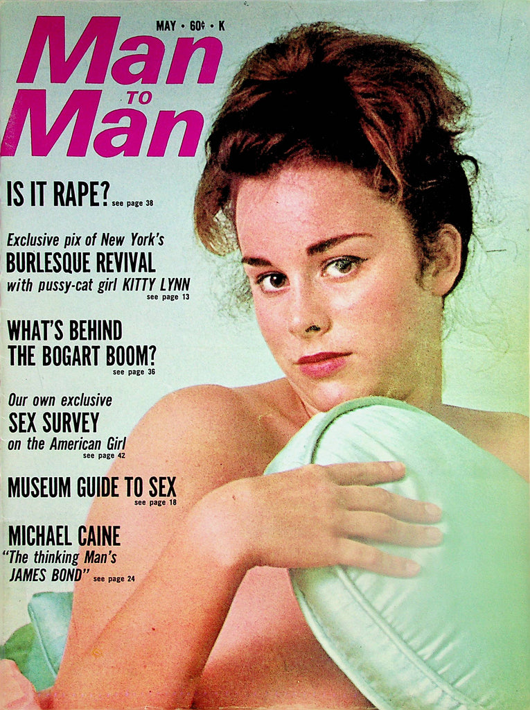 Man To Man Magazine   Centerfold Girl Abbey Lee / Burlesque Revival With Kitty Lynn  May 1966   041224lm-p