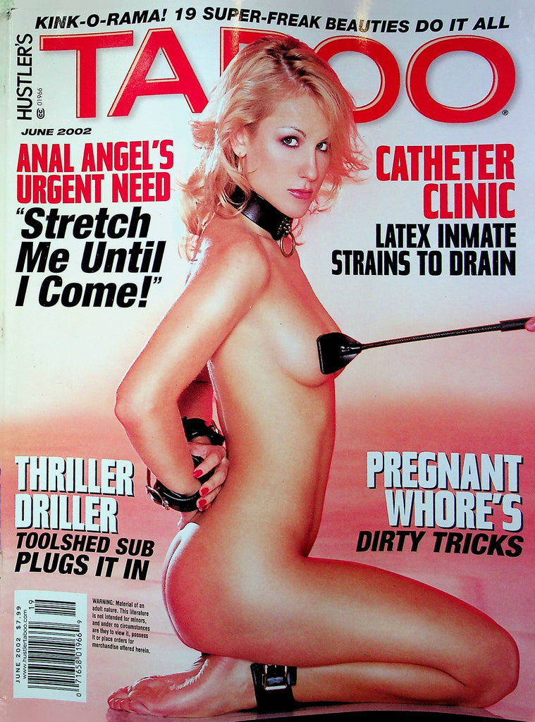 Hustler's Taboo Magazine Catheter Clinic June 2002 092023RP