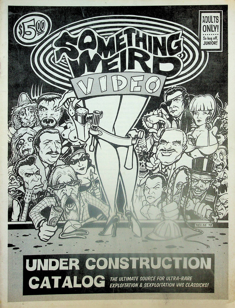 Something Weird Video Under Construction Catalog VHS Ultra-Rare Classicks  2002   060625lm-p