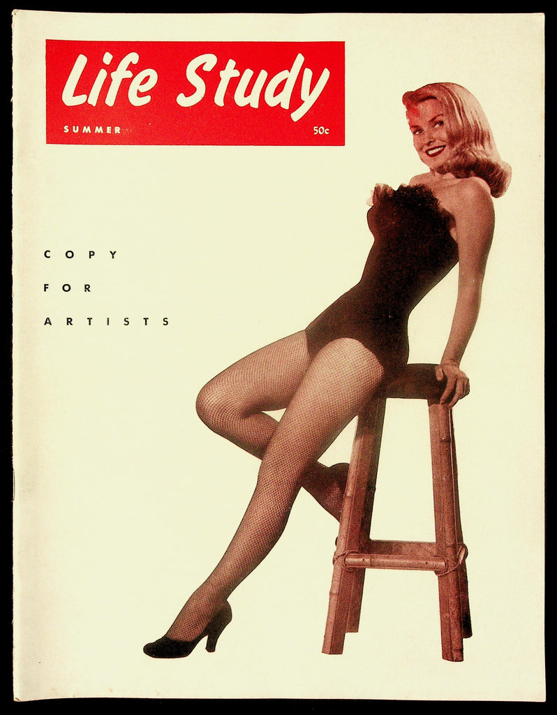 Life Study Nude Figure Drawing Magazine Summer # 6 1950s/1960s 083126hrp-14