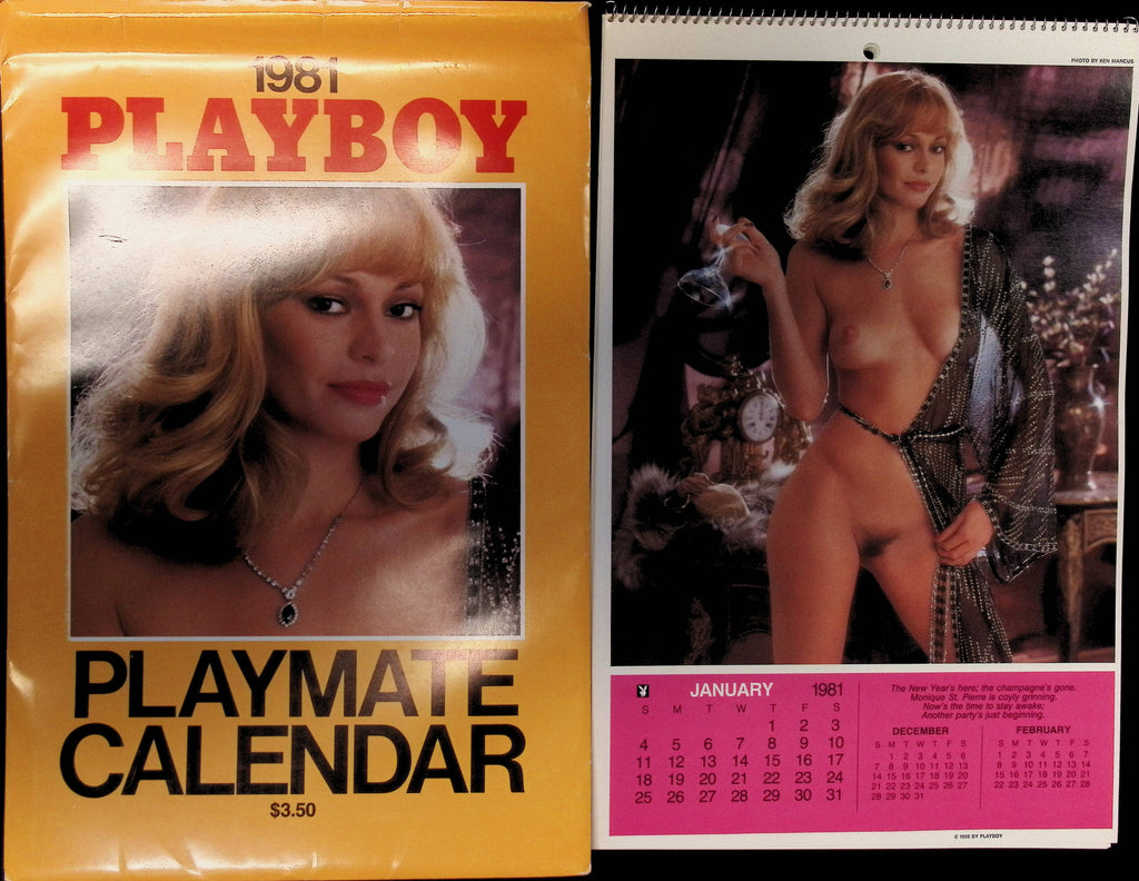 1981 Playboy Playmate Spiral Wall Calendar Ola Ray 050525AMCAL