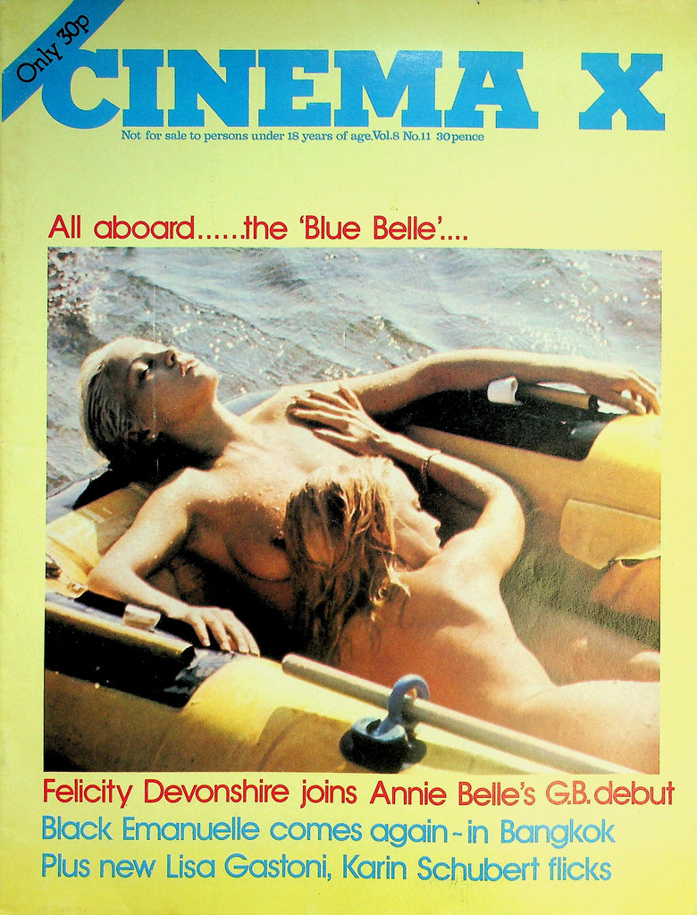 Cinema X Magazine  All Aboard... The 'Blue Belle' / Black Emanuelle Come Again  vol.8 #11  January 1977