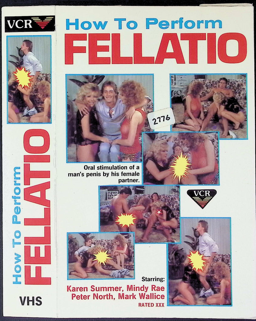 How to Perform Fellatio Karen Summer Mindy Rae Peter North Adult VHS VCR 032426AKVHS