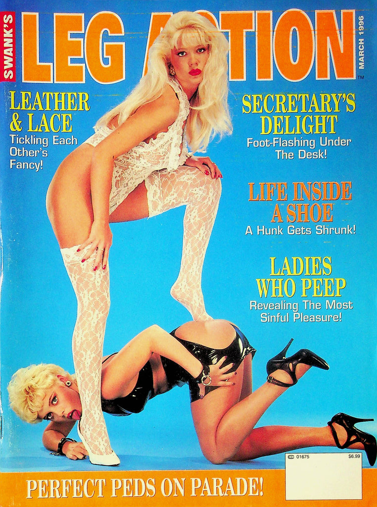 Swank's Leg Action Magazine Leather & Lace March 1996 020924RP