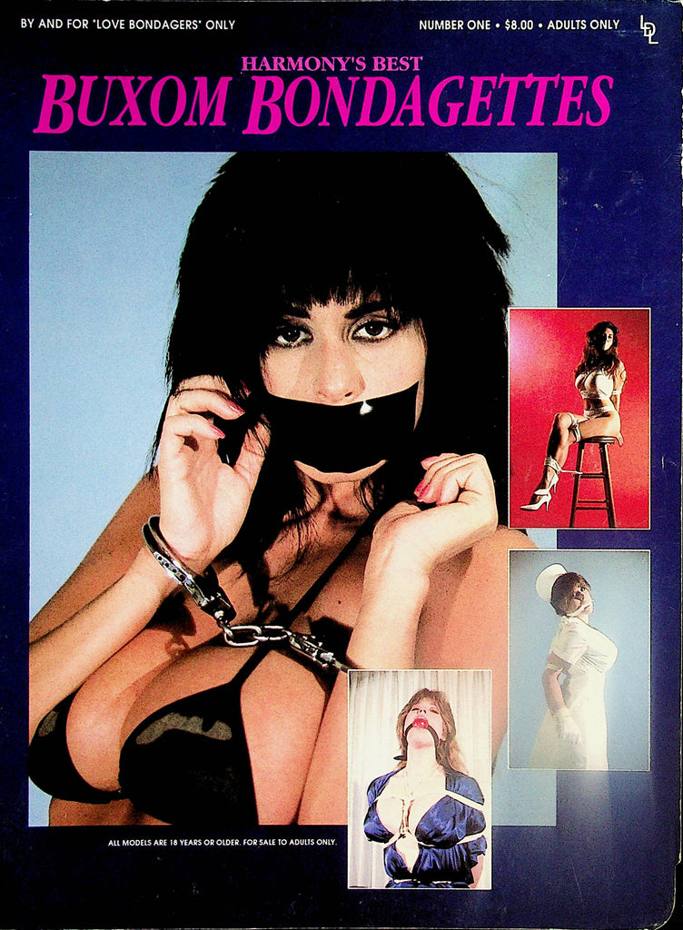 Harmony's Best Buxom Bondagettes Magazine  Ashley Rene  #1  1990   052424lm-p2