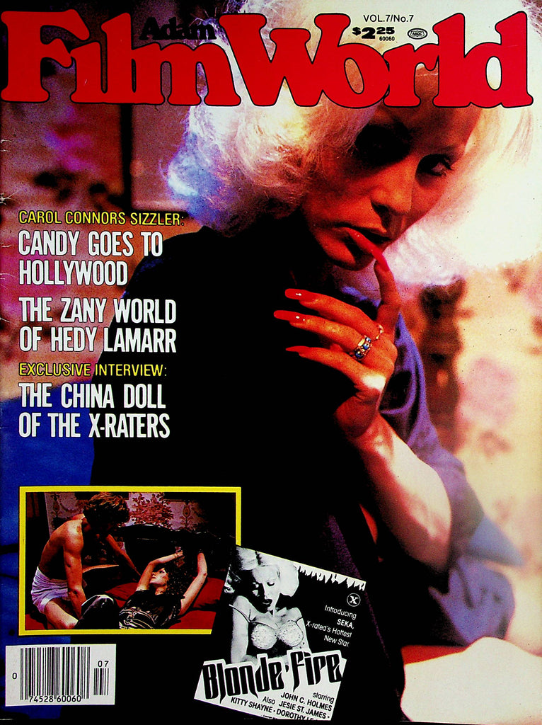 Adam Film World Magazine  Covergirl Seka / Carol Connors / John Holmes  vol.7 #7  1979   082324lm-p