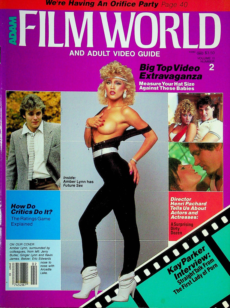 Amber Lynn Porn Magazine - Adam Film World Men's Magazine Amber Lynn & Jerry Butler Vol.11 No.2 D â€“ Mr- Magazine