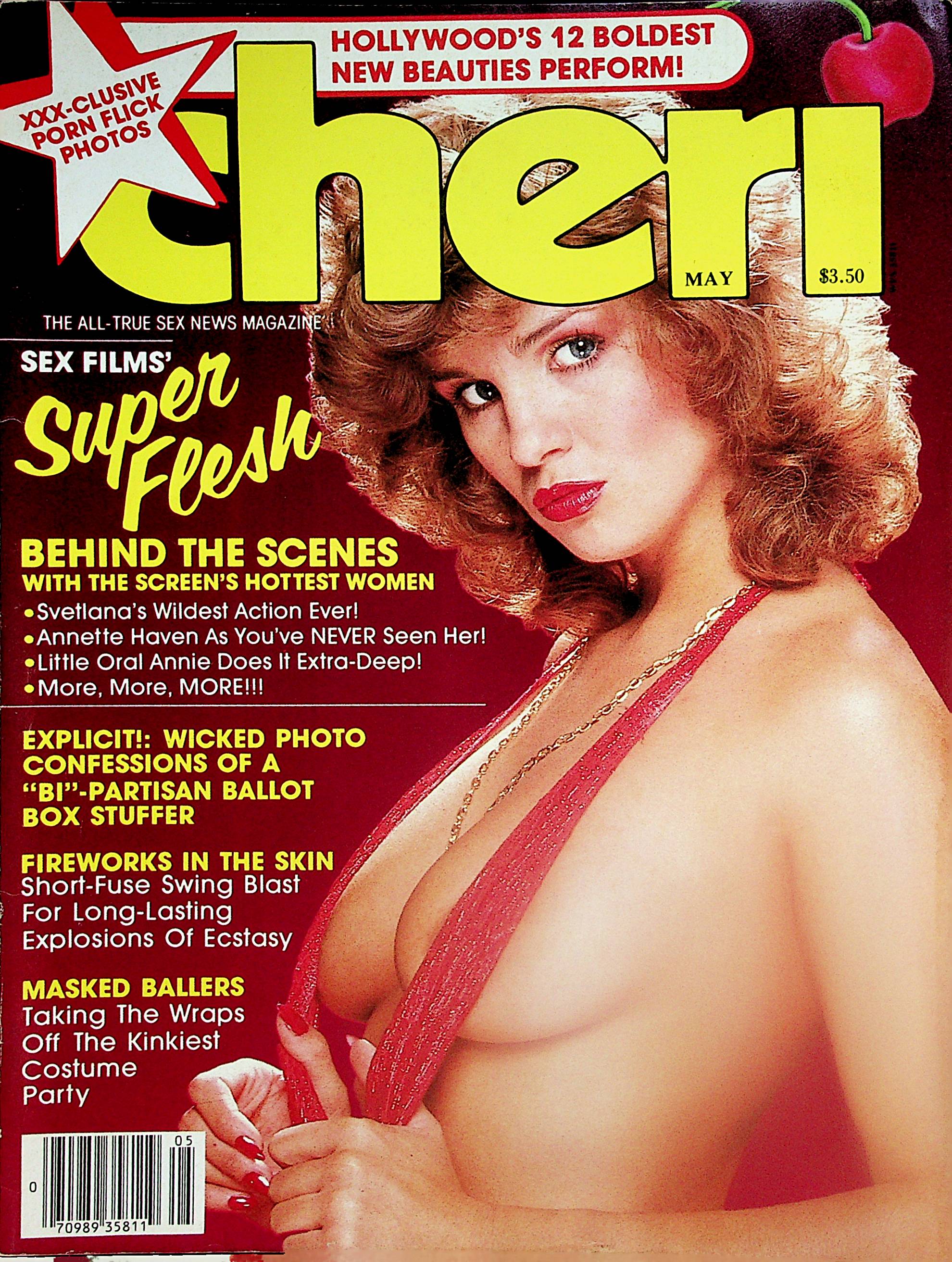 Cheri Magazine Sex Films Super Flesh Annette Haven , Little Oral Annie May  1984 050124lm-p