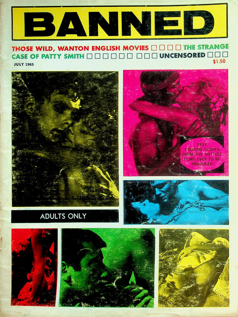 Banned Magazine Wild Wanton English Movies Jayne Mansfield, Mamie Van Doren & More! July 1965  051926lmp